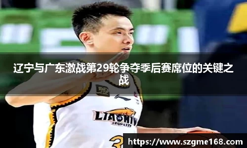 辽宁与广东激战第29轮争夺季后赛席位的关键之战